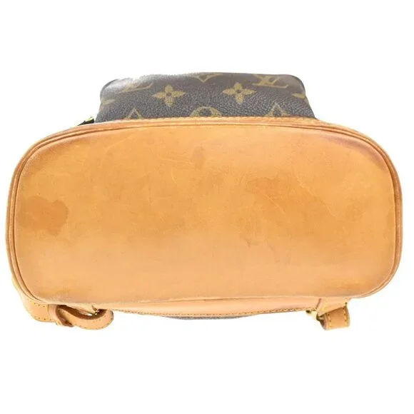 LOUIS VUITTON Mini Montsouris Backpack Bag Monogram Leather Brown M51137 78KC503 - Picture 6 of 16